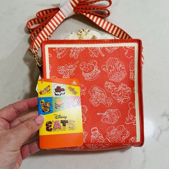 2024 Disney Eats Purse Park Collection Popcorn Crossbody Bag New NWT - Picture 6 of 9